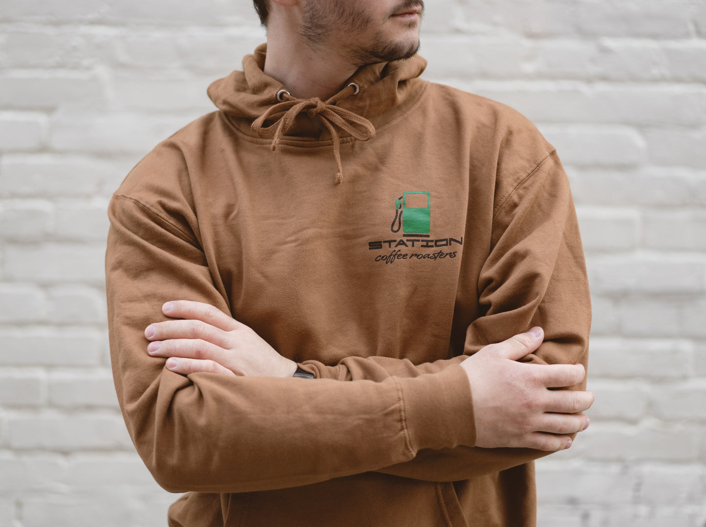 Station Coffee Roasters Pullover Hoodie Brown - Unisex