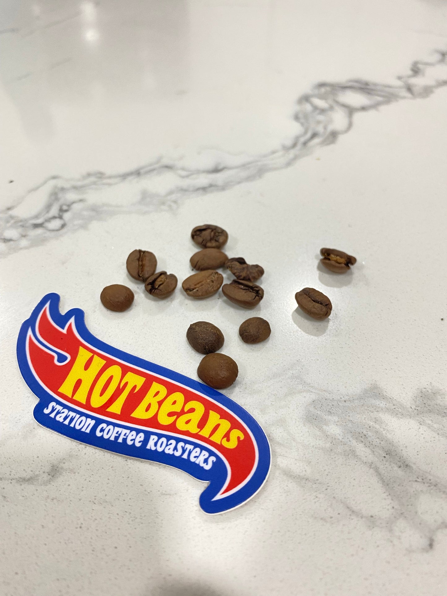 Hot Beans Sticker